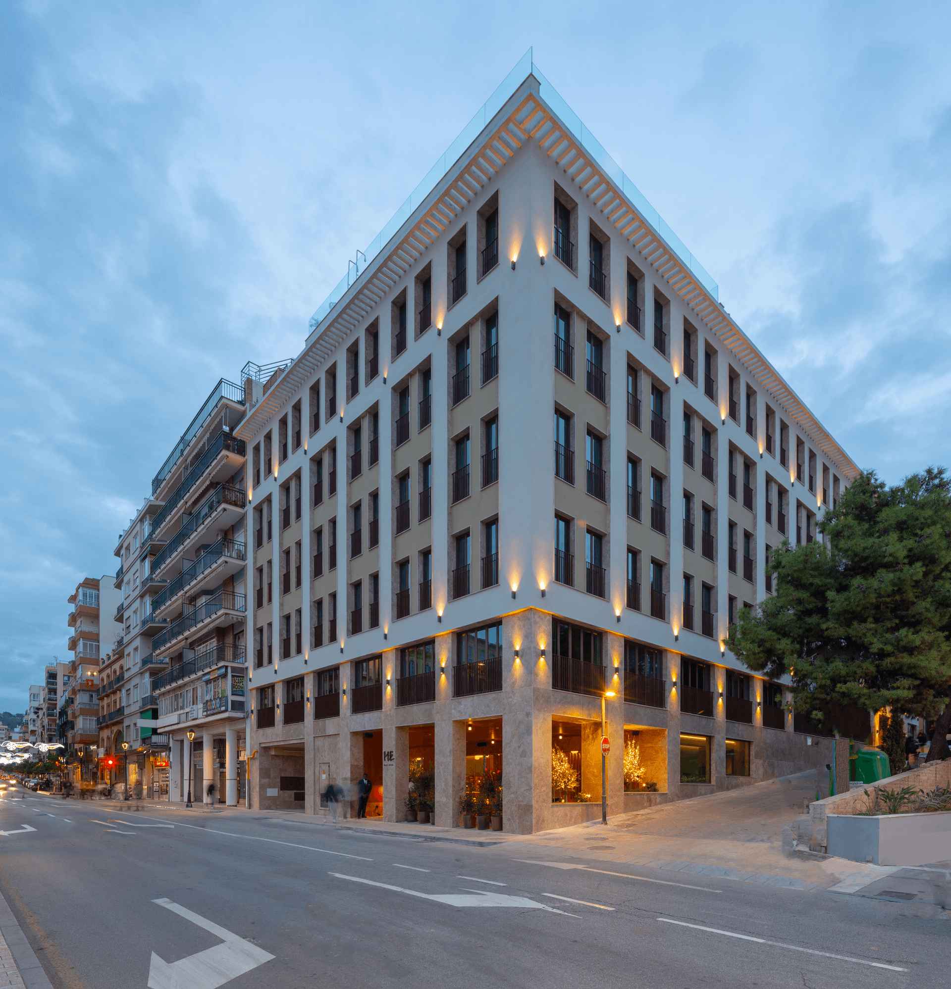Fachada del ME Málaga